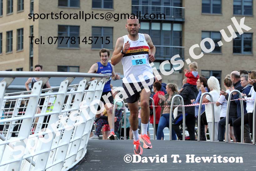 Quayside 5k Road Race, Newcastle/Gateshead, 2021, August 11th. Photo: David T. Hewitson/Sports for All Pics